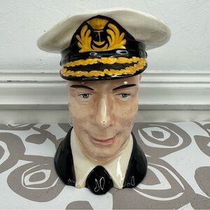 Royal Winton King George VI Grimwades Creamer Character Toby Jug Made in England